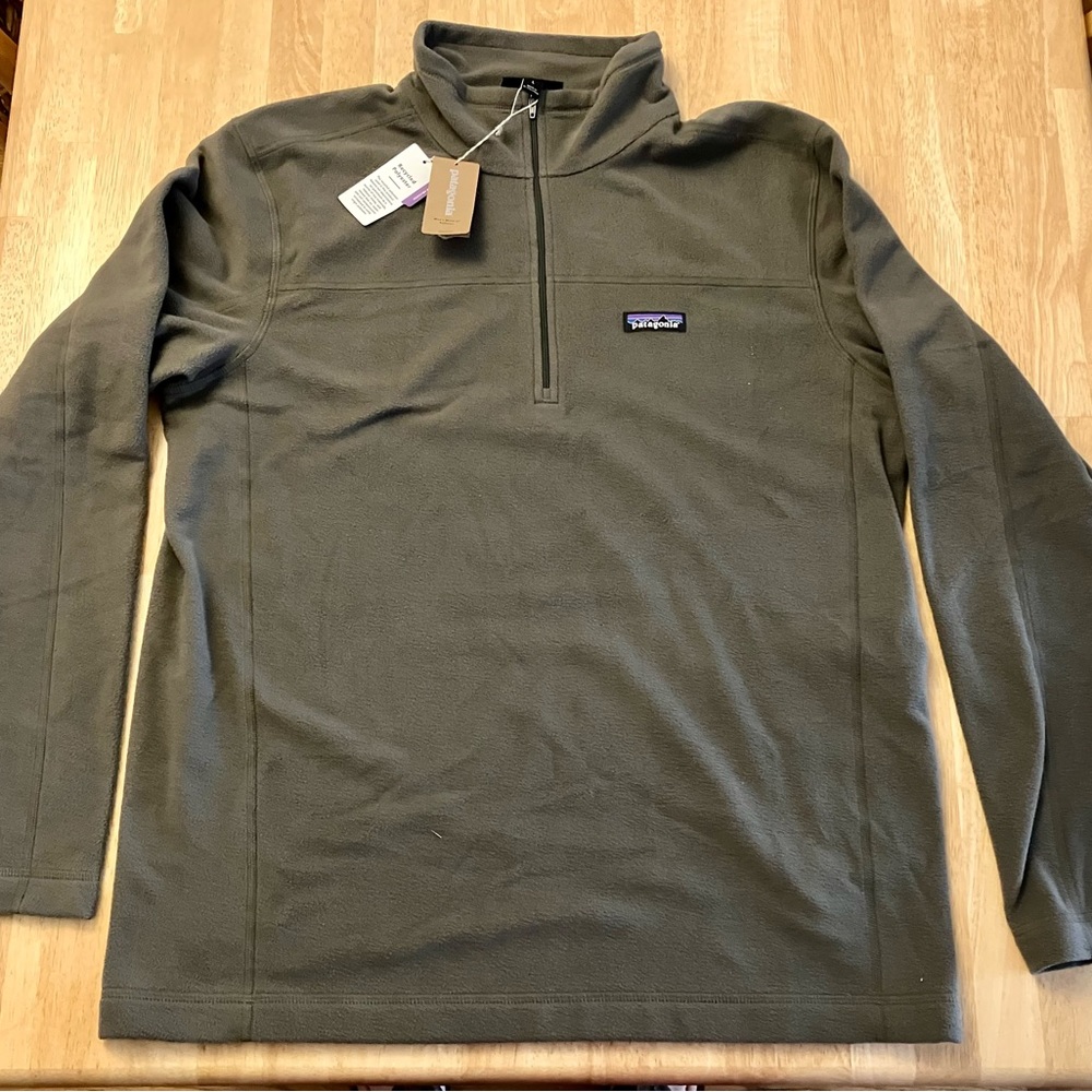 NEW Patagonia Men's Micro D® Fleece Pullover (GREEN: no longer in production!)